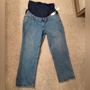 Maternity Baggy Blue Jeans – 34 Long (NWT)